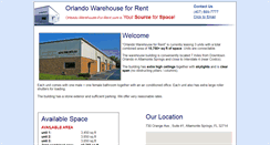 Desktop Screenshot of orlando-warehouse-for-rent.com